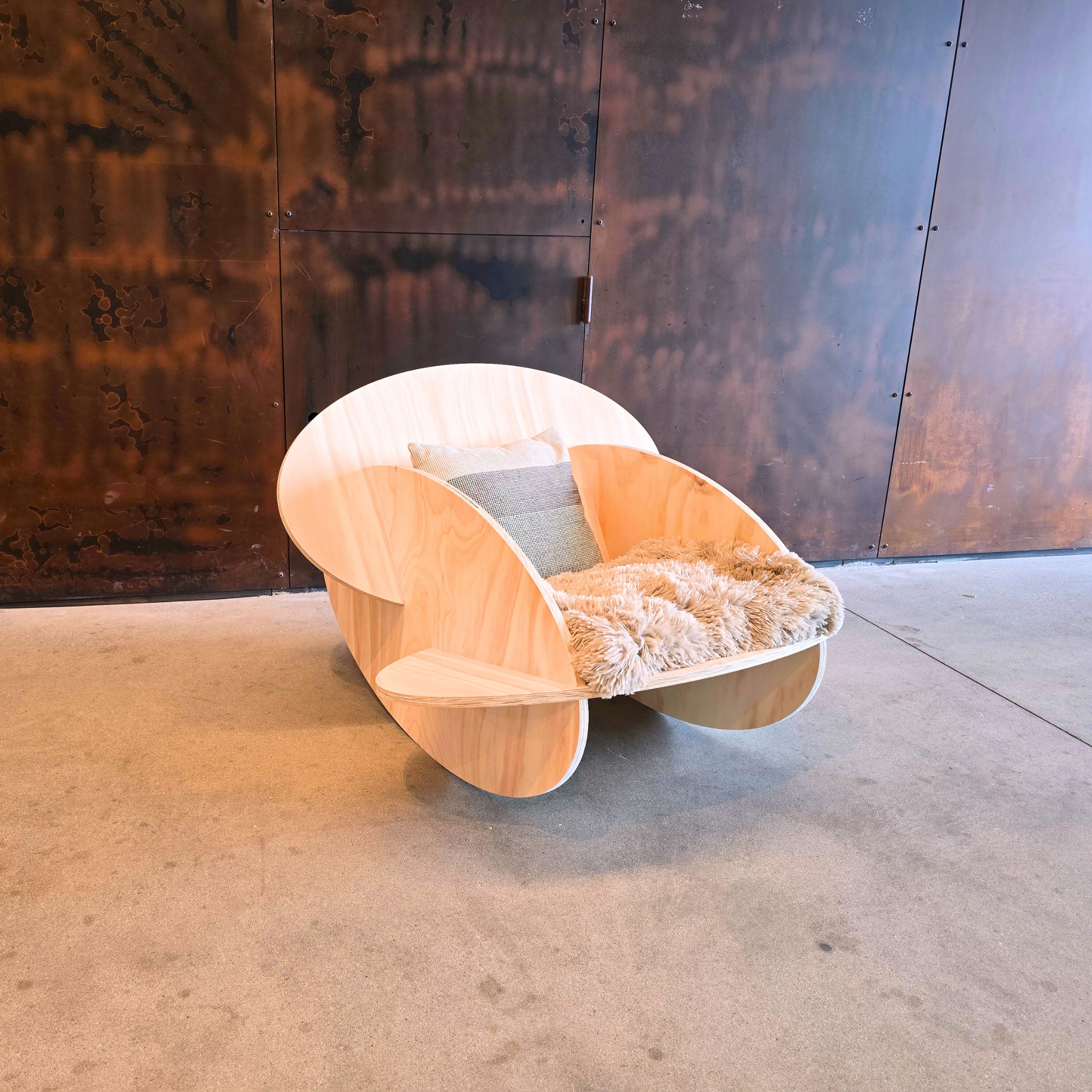 Lounge gyngestol - dansk design